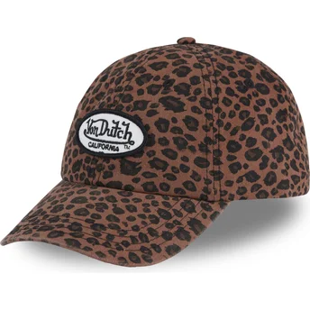 Mützen gebogen leopard verstellbares band LEO BR von Von Dutch