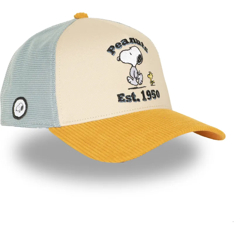 mehrfarbige-trucker-kappe-snoopy-und-emilio-pea6-sno-peanuts-von-capslab mehrfarbige-trucker-kappe-snoopy-und-emilio-pea6-sno-peanuts-von-capslab