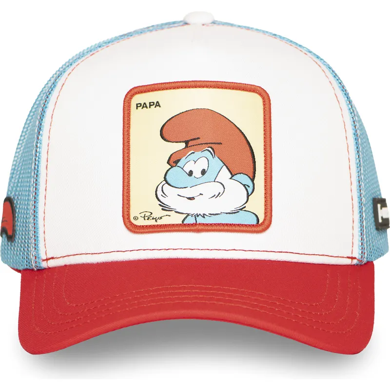 mehrfarbige-trucker-kappe-papa-schlumpf-smu-papa-die-schlumpfe-von-capslab mehrfarbige-trucker-kappe-papa-schlumpf-smu-papa-die-schlumpfe-von-capslab