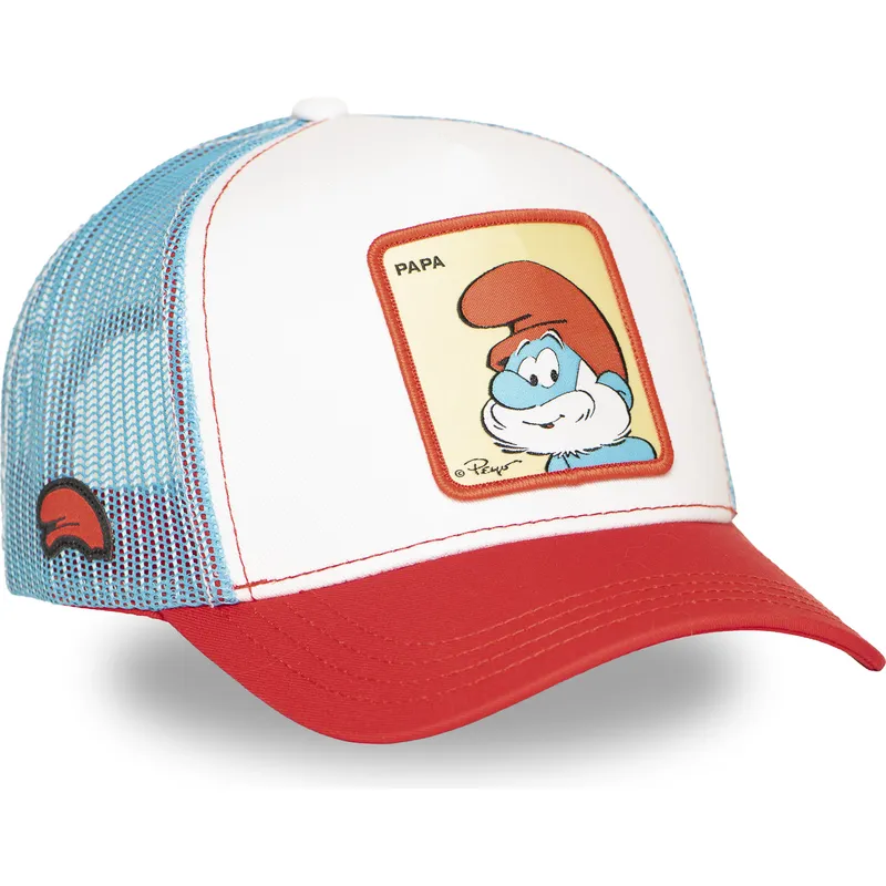 mehrfarbige-trucker-kappe-papa-schlumpf-smu-papa-die-schlumpfe-von-capslab mehrfarbige-trucker-kappe-papa-schlumpf-smu-papa-die-schlumpfe-von-capslab