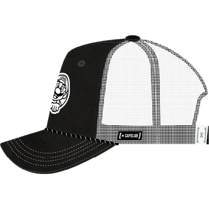 schwarze-trucker-cap-mario-smb2-nig-super-mario-bros-von-capslab