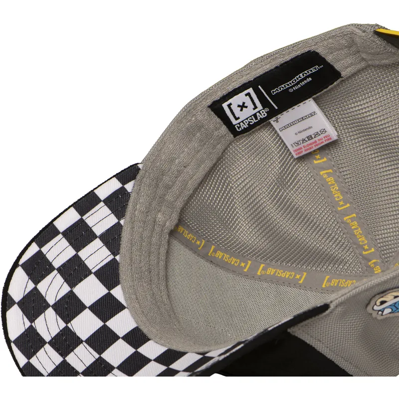 schwarze-und-graue-trucker-kappe-mario-kart-smk3-che-super-mario-bros-von-capslab