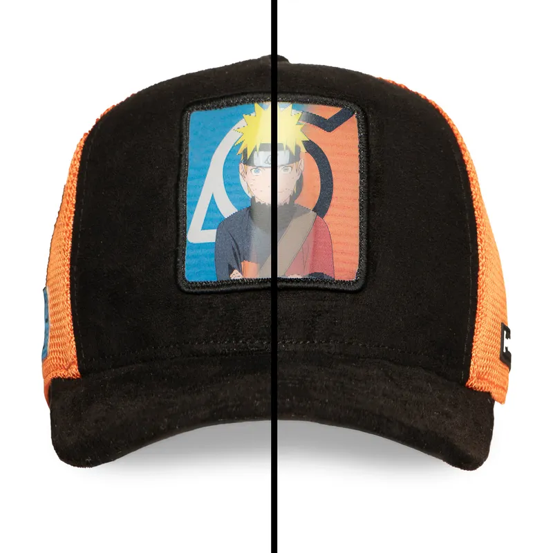 schwarze-und-orangefarbene-trucker-kappe-naruto-uzumaki-ns5-sag-naruto-von-capslab schwarze-und-orangefarbene-trucker-kappe-naruto-uzumaki-ns5-sag-naruto-von-capslab