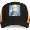 schwarze-und-orangefarbene-trucker-kappe-naruto-uzumaki-ns5-sag-naruto-von-capslab