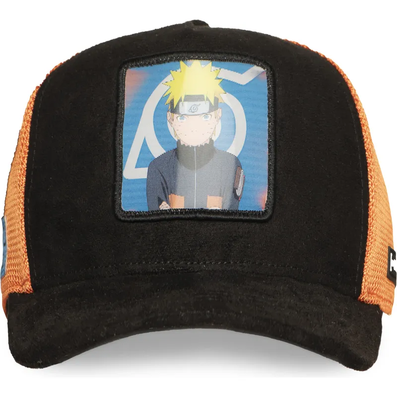 schwarze-und-orangefarbene-trucker-kappe-naruto-uzumaki-ns5-sag-naruto-von-capslab schwarze-und-orangefarbene-trucker-kappe-naruto-uzumaki-ns5-sag-naruto-von-capslab