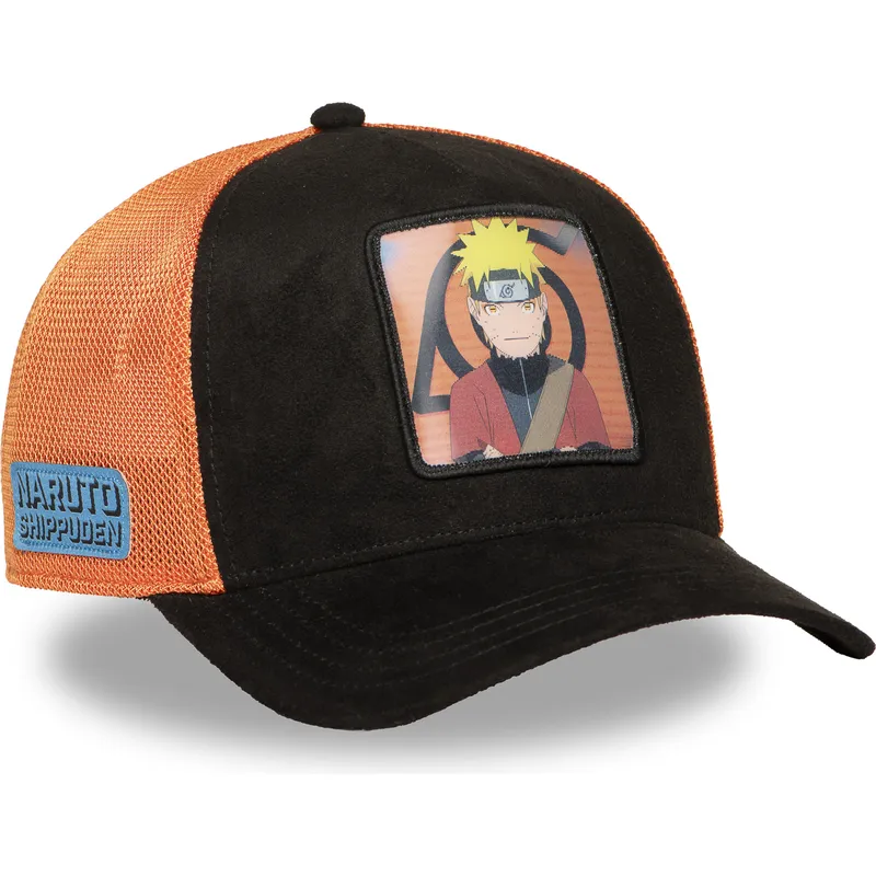 schwarze-und-orangefarbene-trucker-kappe-naruto-uzumaki-ns5-sag-naruto-von-capslab schwarze-und-orangefarbene-trucker-kappe-naruto-uzumaki-ns5-sag-naruto-von-capslab