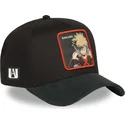 schwarze-und-grune-gebogene-snapback-kappe-katsuki-bakugo-mha2-bak-my-hero-academia-von-capslab