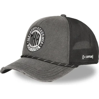 Mützen gebogen grau snapback Plus Ultra MHA2 LMH My Hero Academia von Capslab