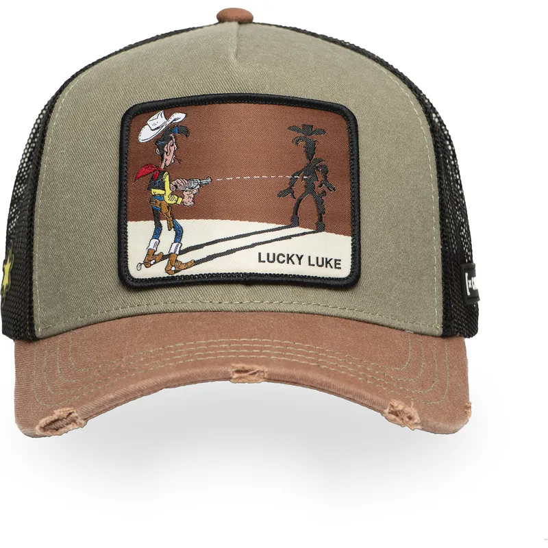 mehrfarbige-trucker-kappe-lucky-luke-lck-cow-von-capslab mehrfarbige-trucker-kappe-lucky-luke-lck-cow-von-capslab