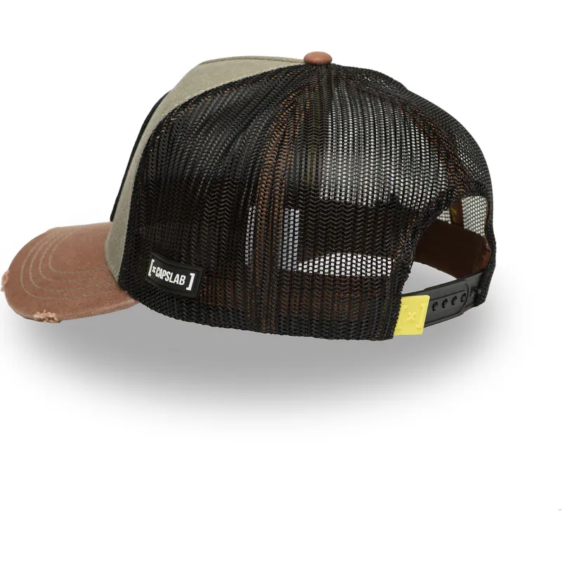 mehrfarbige-trucker-kappe-lucky-luke-lck-cow-von-capslab mehrfarbige-trucker-kappe-lucky-luke-lck-cow-von-capslab