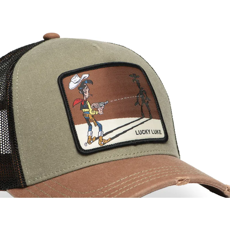 mehrfarbige-trucker-kappe-lucky-luke-lck-cow-von-capslab mehrfarbige-trucker-kappe-lucky-luke-lck-cow-von-capslab
