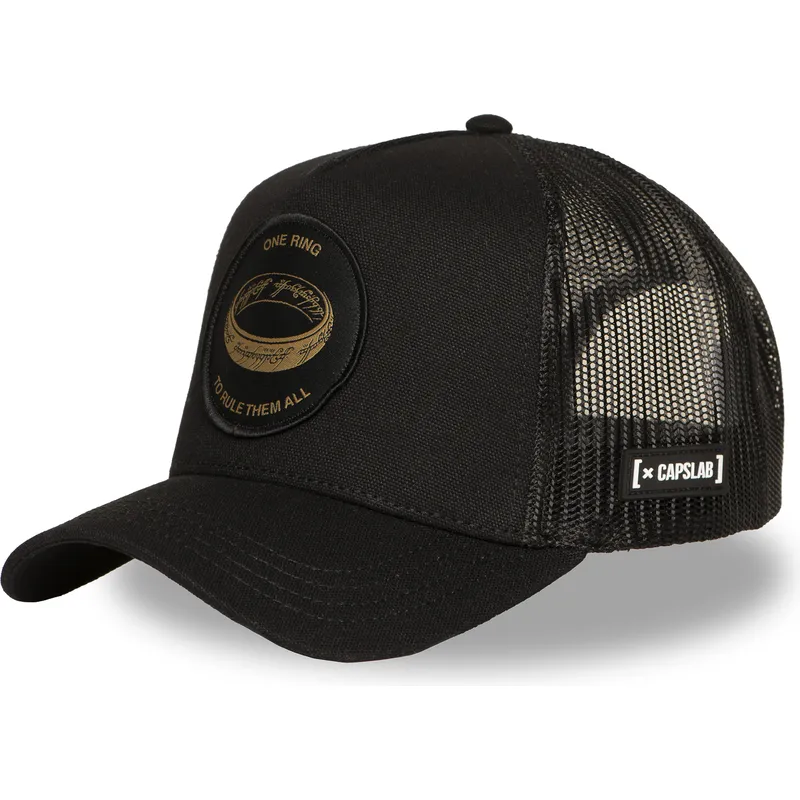 schwarze-trucker-cap-einziger-ring-lotr-rin2-der-herr-der-ringe-von-capslab