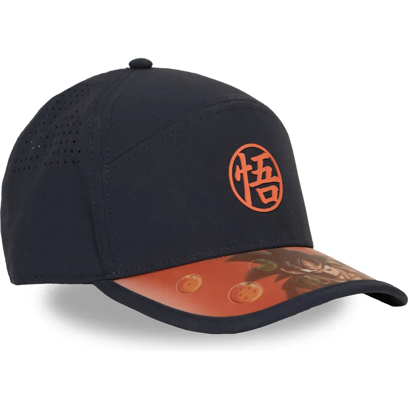 gebogene-marineblaue-verstellbare-kappe-son-goku-dbz10-gok-dragon-ball-von-capslab