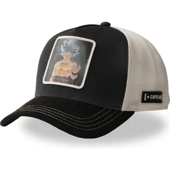 Mützen gebogen schwarz snapback Ultra Instinct DBS7 UIC Son Goku Dragon Ball von Capslab