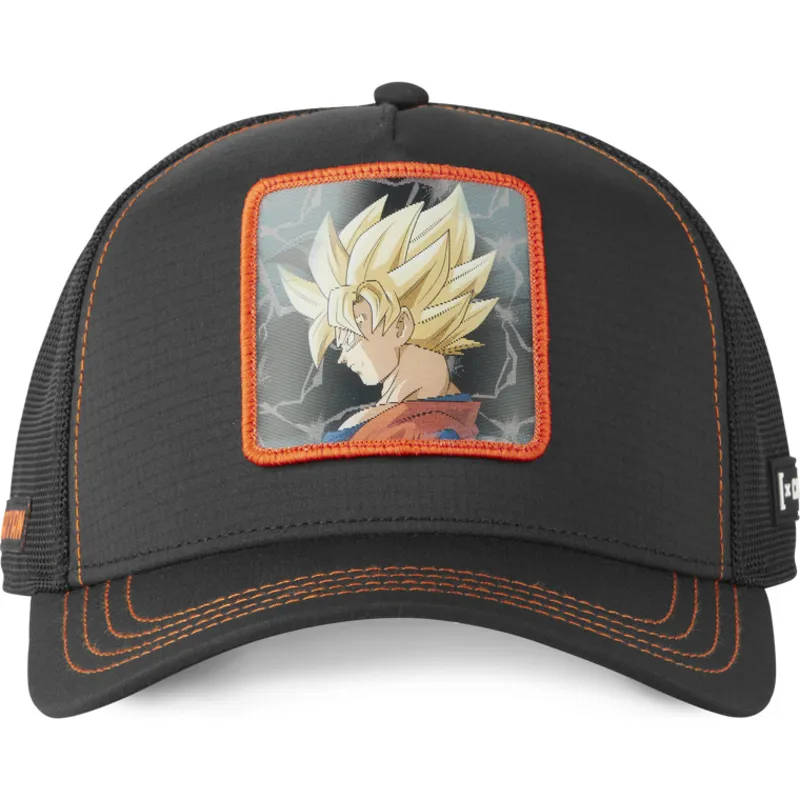 schwarze-trucker-kappe-son-goku-dbs7-ssj-dragon-ball-von-capslab schwarze-trucker-kappe-son-goku-dbs7-ssj-dragon-ball-von-capslab