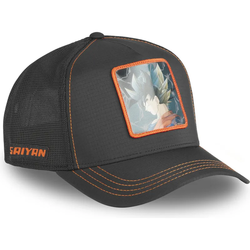 schwarze-trucker-kappe-son-goku-dbs7-ssj-dragon-ball-von-capslab schwarze-trucker-kappe-son-goku-dbs7-ssj-dragon-ball-von-capslab