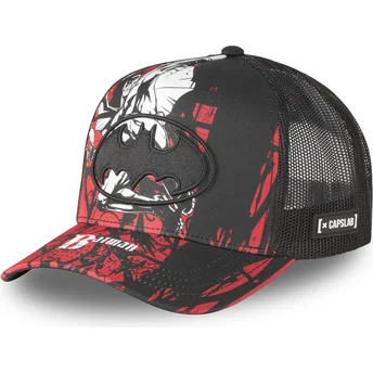 Mützen gebogen schwarz snapback DC10 GRA CT Batman DC Comics von Capslab
