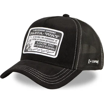Mützen gebogen schwarz snapback BTJ PAS Pasta-way Beetlejuice von Capslab