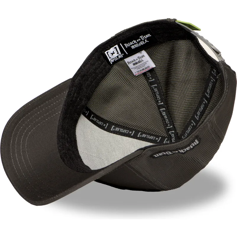 graue-trucker-cap-titan-de-ataque-eren-jaeger-aot2-att-attack-on-titan-von-capslab graue-trucker-cap-titan-de-ataque-eren-jaeger-aot2-att-attack-on-titan-von-capslab