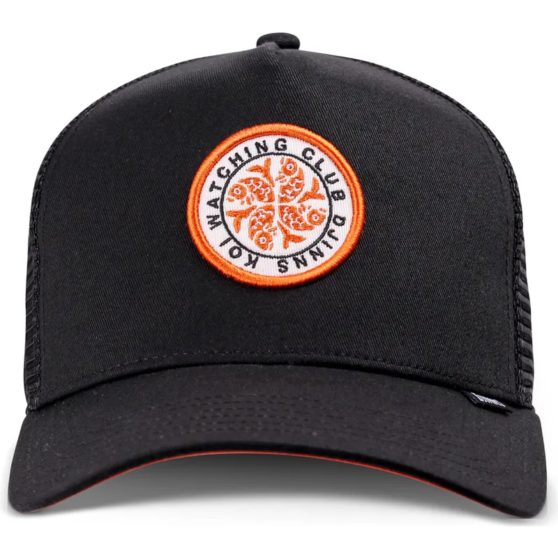 schwarze-trucker-cap-koi-watching-club-hft-von-djinns