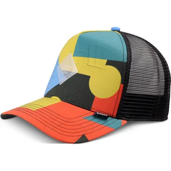 Casquette trucker multicolore Geometric Dark HFT Djinns