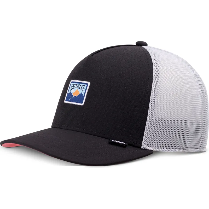 schwarze-und-weisse-trucker-kappe-seersoftmesh-hft-von-djinns schwarze-und-weisse-trucker-kappe-seersoftmesh-hft-von-djinns