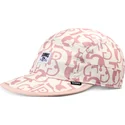 casquette-courbee-beige-et-rose-simple-aztek-soft-fc-djinns