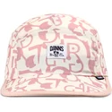 casquette-courbee-beige-et-rose-simple-aztek-soft-fc-djinns