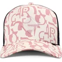 casquette-trucker-beige-et-rose-simple-aztek-hft-djinns