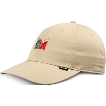 Casquette courbée beige ajustable M-Flowers Djinns