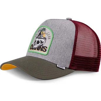 Mützen gebogen mehrfarbig snapback Scull Do Nothing Club HFT von Djinns