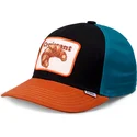 gebogene-mehrfarbige-snapback-kappe-fur-kinder-food-croissant-basic-von-djinns