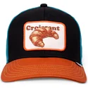 gebogene-mehrfarbige-snapback-kappe-fur-kinder-food-croissant-basic-von-djinns