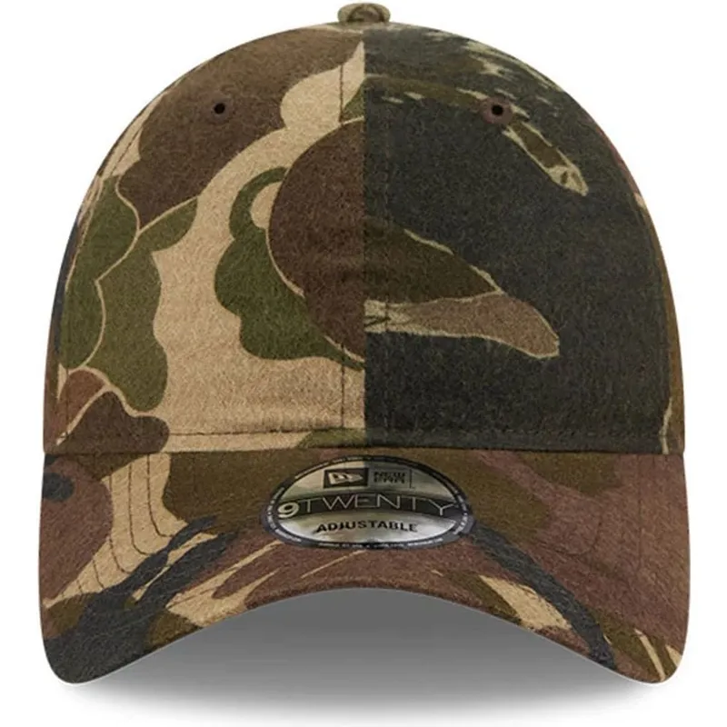 gebogene-kappe-camouflage-verstellbar-9twenty-brushed-cotton-three-looms-woodland-von-new-era