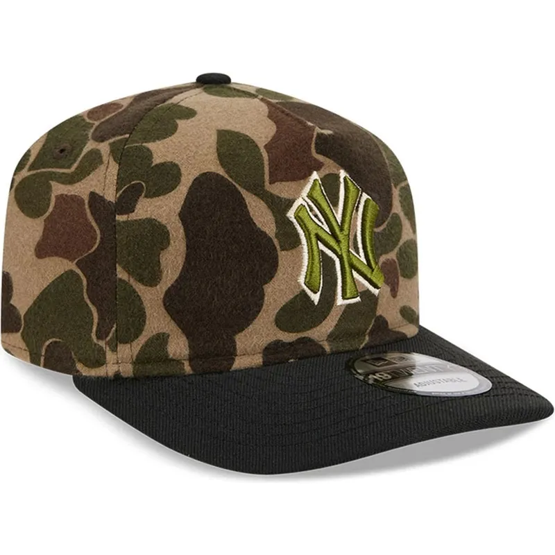 gebogene-kappe-camouflage-verstellbar-19twenty-brushed-cotton-three-looms-duck-der-new-york-yankees-mlb-von-new-era