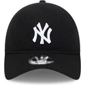casquette-courbee-noire-ajustable-9twenty-merino-wool-yarn-new-york-yankees-mlb-new-era