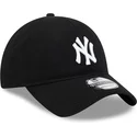 casquette-courbee-noire-ajustable-9twenty-merino-wool-yarn-new-york-yankees-mlb-new-era