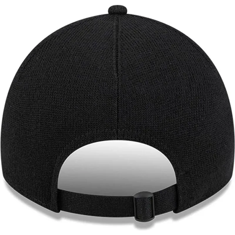 schwarze-verstellbare-curved-cap-9twenty-merino-wool-yarn-der-new-york-yankees-mlb-von-new-era