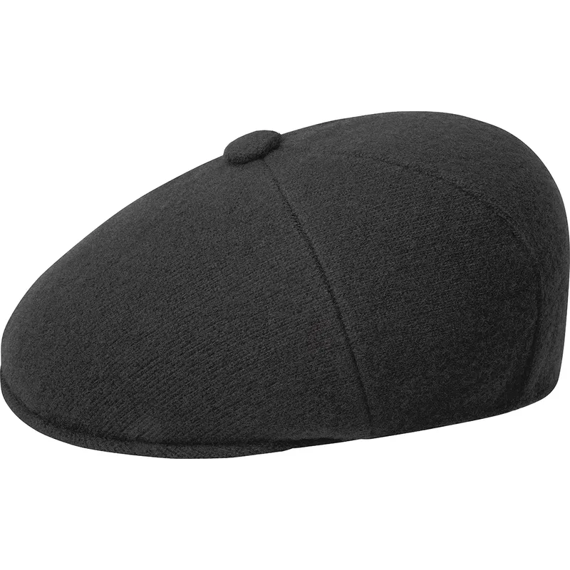 schwarze-baskenmutze-wool-panel-575-black-von-kangol