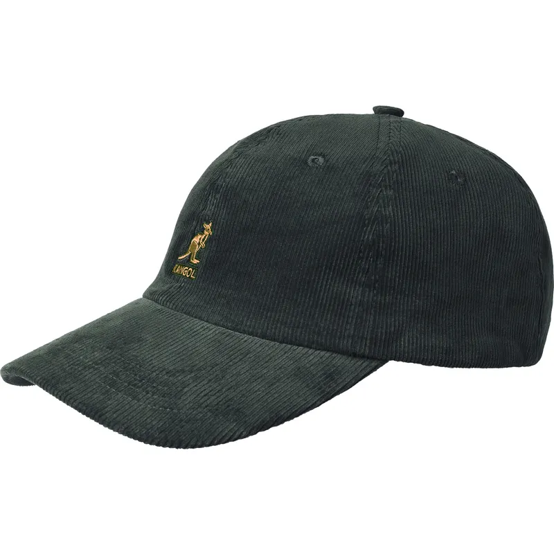 grune-verstellbare-cord-baseball-forrester-kappe-von-kangol