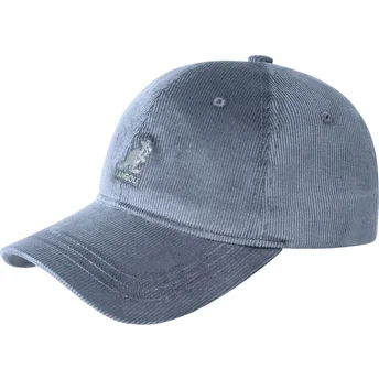 Casquette courbée bleue ajustable Cord Baseball Denim Blue Kangol