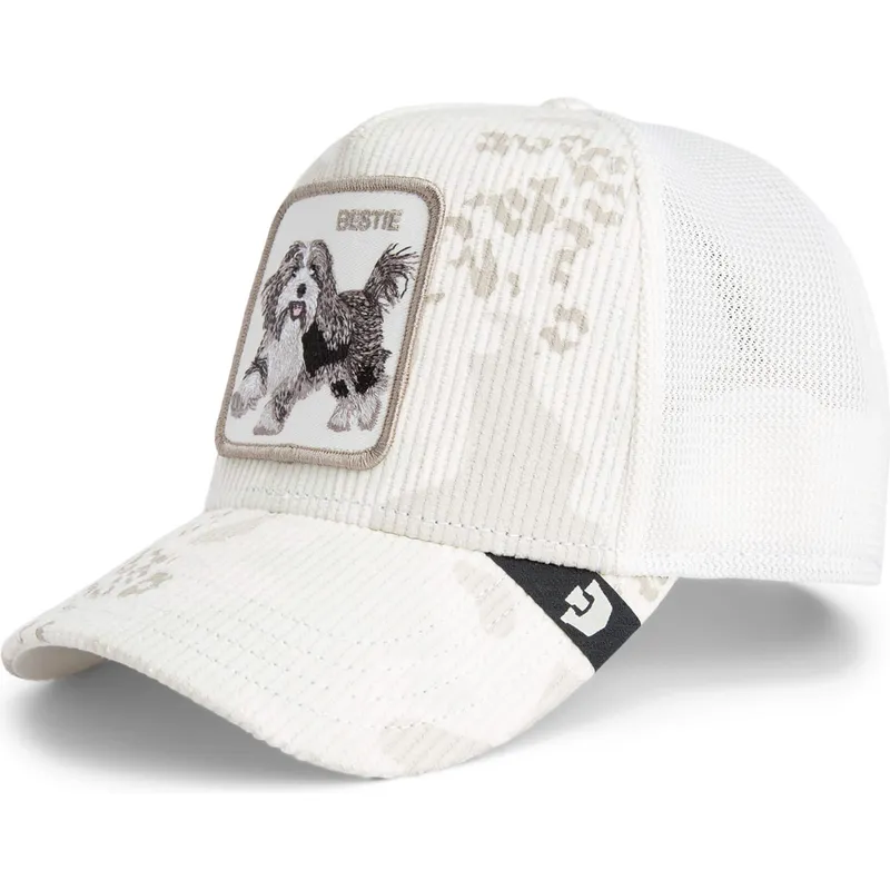 trucker-cap-weiss-hund-bestie-corduroy-camo-the-farm-von-goorin-bros