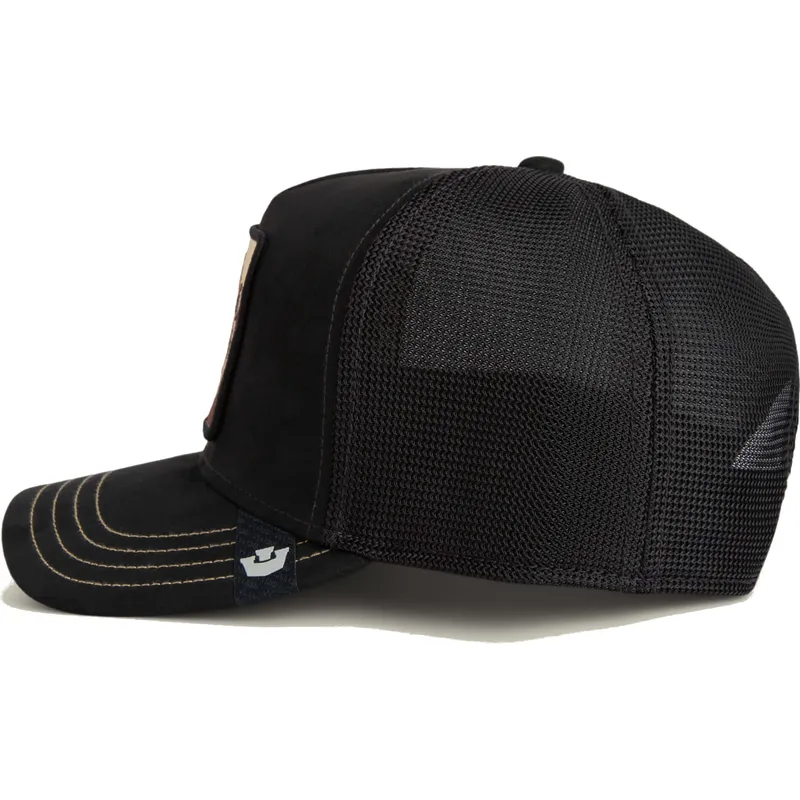 schwarze-trucker-kappe-lowe-king-golden-suede-the-farm-von-goorin-bros