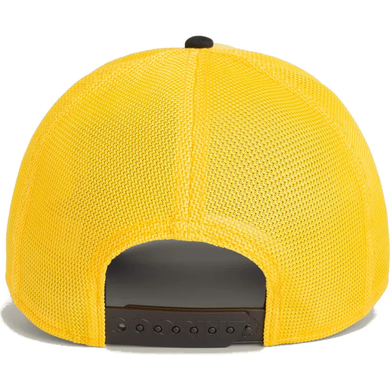 trucker-cap-gelb-und-schwarz-lowe-mighty-lion-suede-the-farm-von-goorin-bros