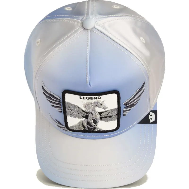 hellblaue-gebogene-snapback-kappe-pegaso-legend-flare-up-wings-the-farm-von-goorin-bros