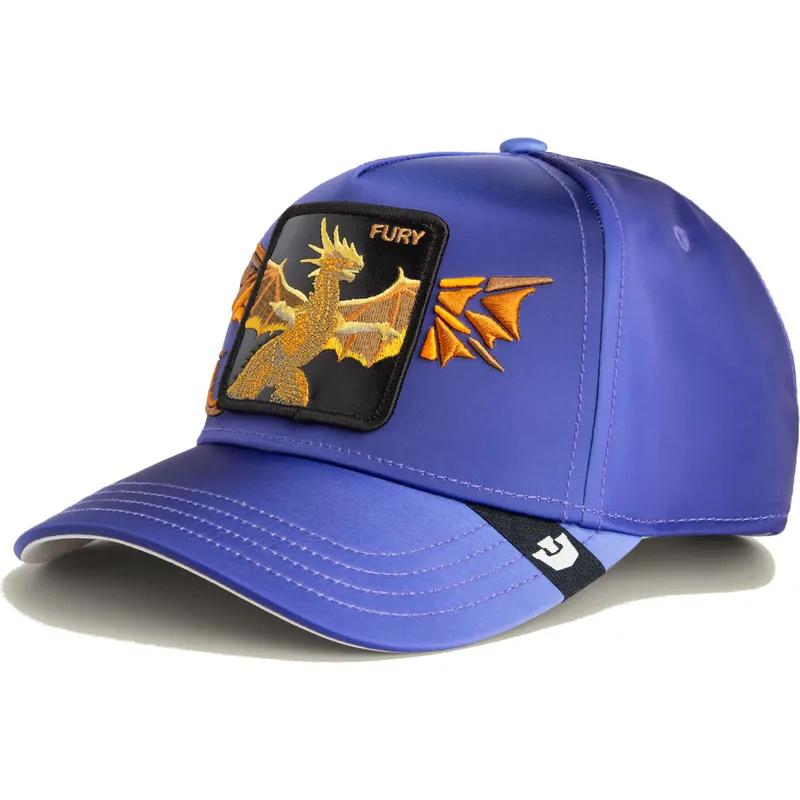 violette-gebogene-snapback-kappe-drache-fury-hell-hath-no-wings-the-farm-von-goorin-bros