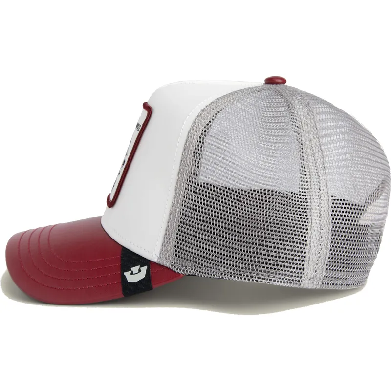 trucker-cap-weiss-und-rot-lowe-empire-courtside-the-farm-von-goorin-bros trucker-cap-weiss-und-rot-lowe-empire-courtside-the-farm-von-goorin-bros