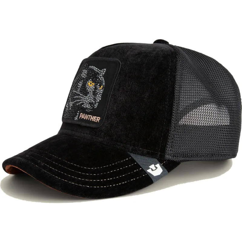schwarze-trucker-kappe-panther-iced-panther-jewel-tones-the-farm-von-goorin-bros
