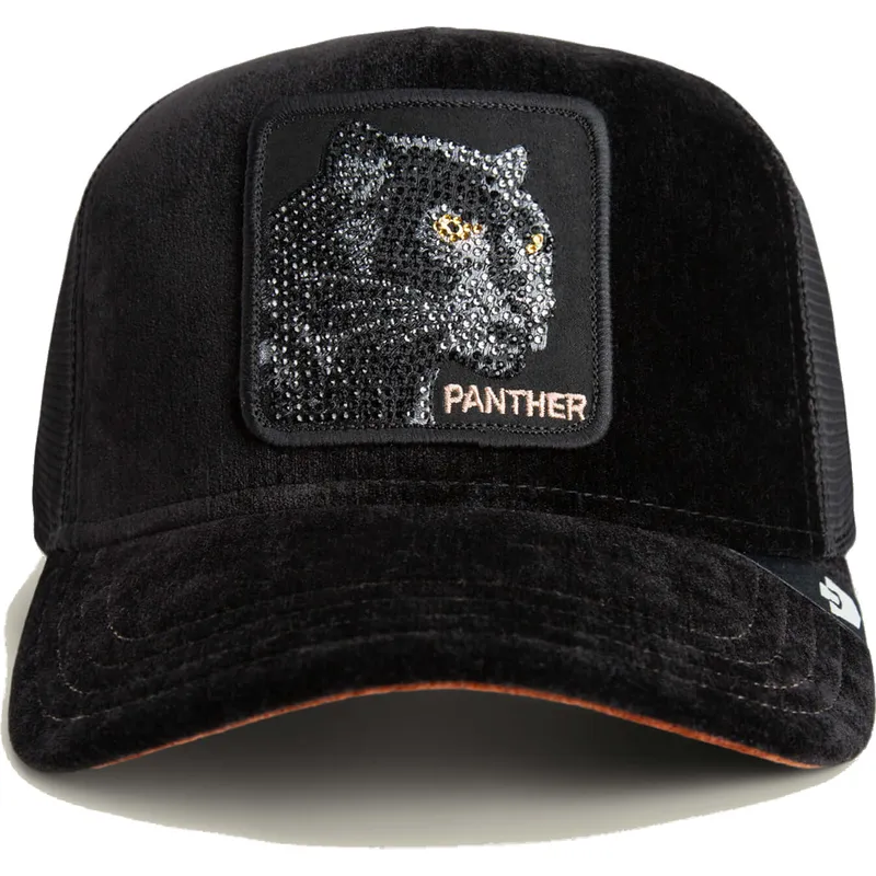 schwarze-trucker-kappe-panther-iced-panther-jewel-tones-the-farm-von-goorin-bros