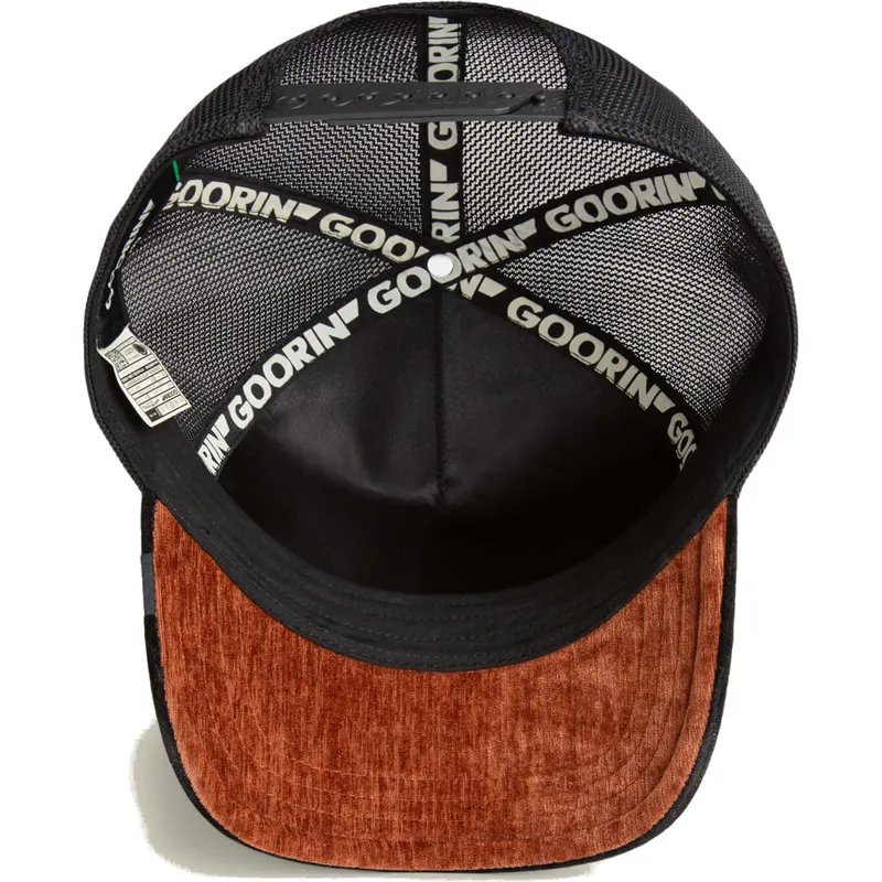 schwarze-trucker-kappe-panther-iced-panther-jewel-tones-the-farm-von-goorin-bros